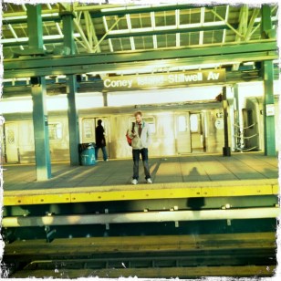 Matt at Coney Island Subway