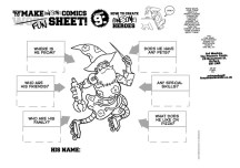 Neill's HOW TO CREATE AWESOME HEROES Activity Sheet