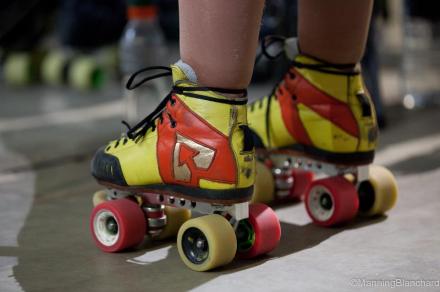 Roller derby skates