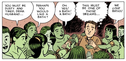 If I'm dreaming...it doesn't matter what I do, right? - still from The Magic Pen