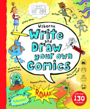 Usborne Write and Draw Your Own Comics by Louie Stowell