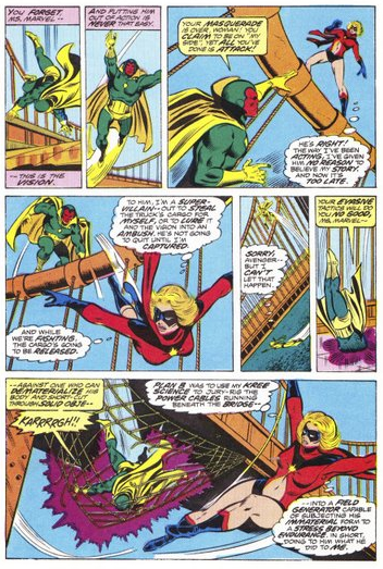 Ms Marvel from The Superheroes Special Edition - British Home Stores