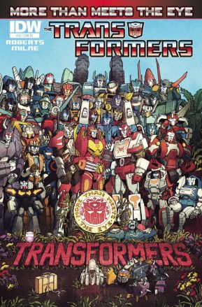 Transformers: More Than Meets The Eye Sergeant Pepper-style cover