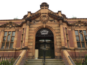 Entrance to Carnegie Library