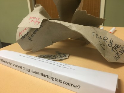 Student presentation on Griffith Occupational Therapy O-Week