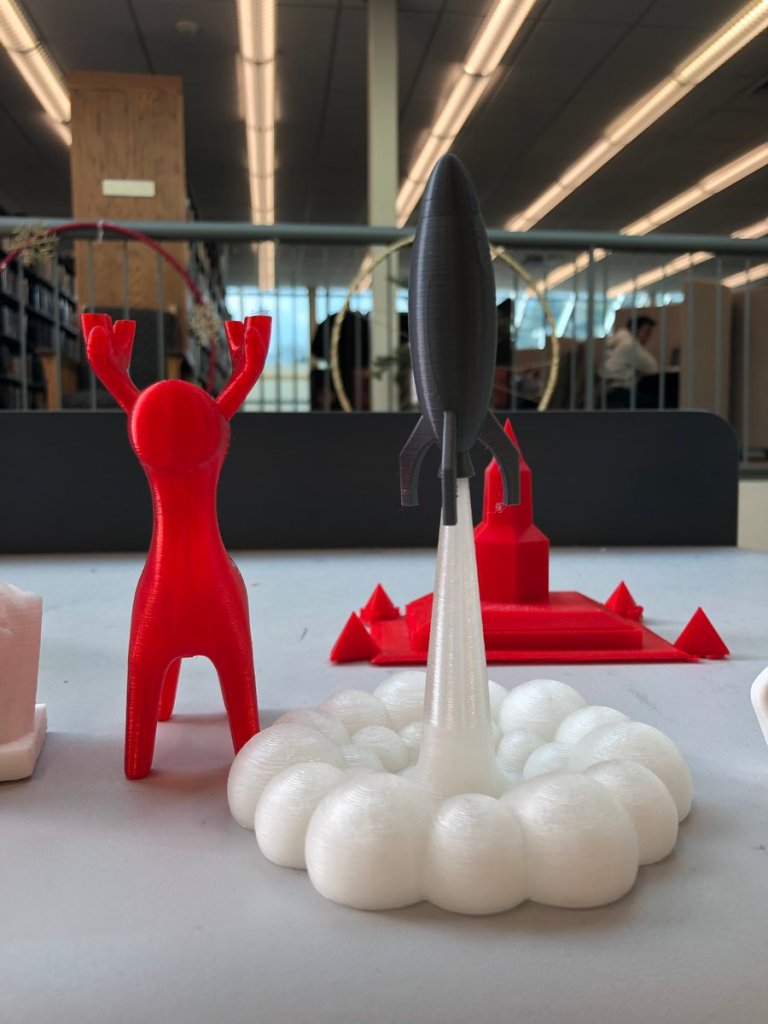 Makerspace products from Sachem Public Library